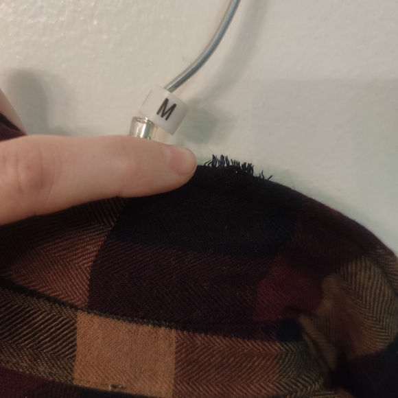 beachlunchlounge Plaid Button Down Shirt - Navy, Burgundy, Tan - Picture 12 of 12